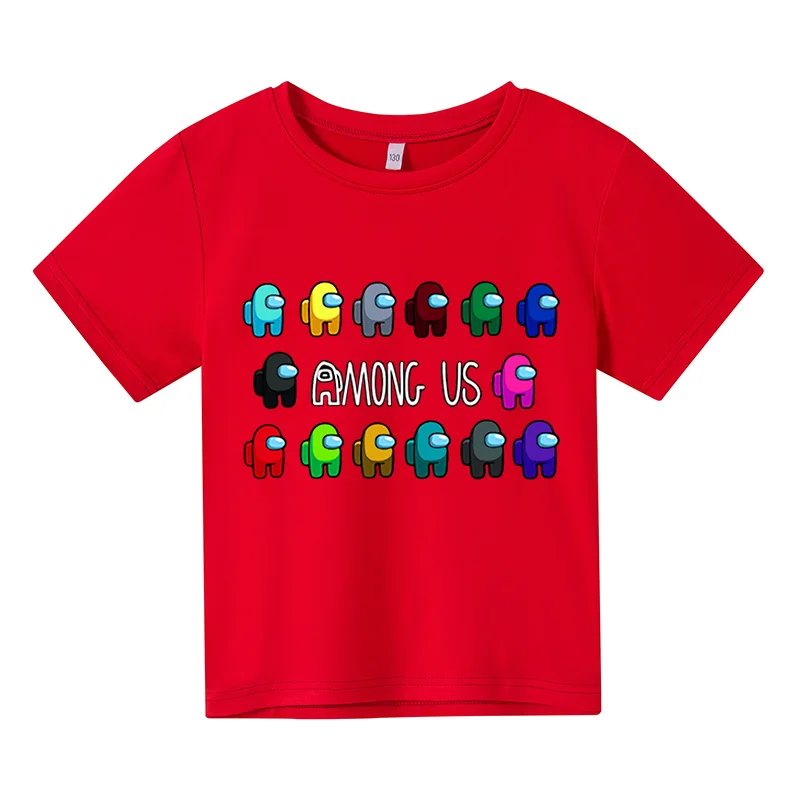 Boys Girls Summer Among Us T-shirt Fashion Tshirt Harajuku Impostor Graphic Boys Tshirt Nice Round Neck Kids Cartoon Tshirt
Boys Girls Summer Among Us T-shirt Fashion Tshirt Harajuku Impostor Graphic Boys Tshirt Nice Round Neck Kids Cartoon Tshirt