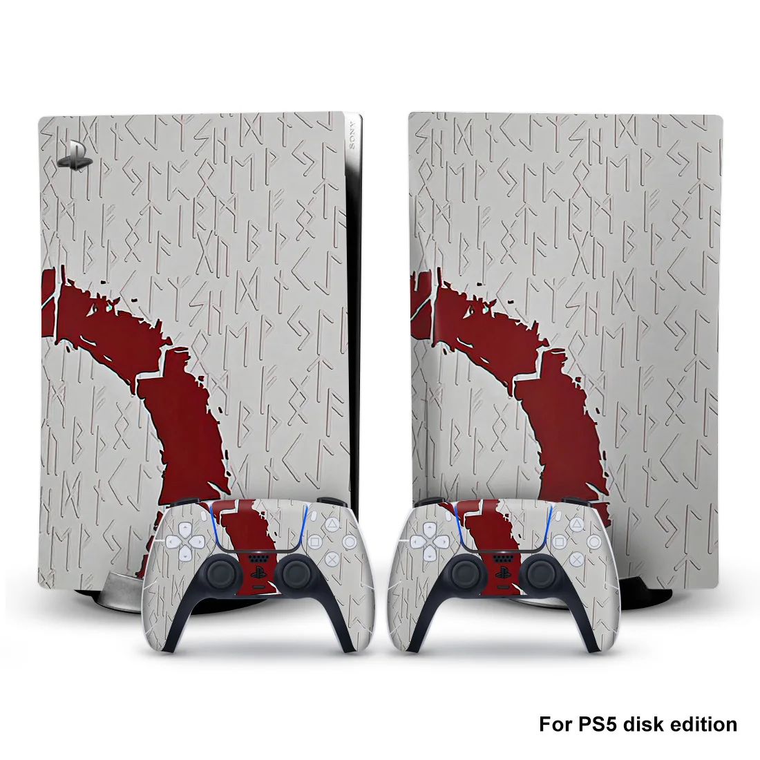 Rune Pattern PS5 Disc Edition Skin Sticker for Playstation 5 Console & 2 Controllers Decal Vinyl Protective Skins Style 4
Rune Pattern PS5 Disc Edition Skin Sticker for Playstation 5 Console & 2 Controllers Decal Vinyl Protective Skins Style 4
