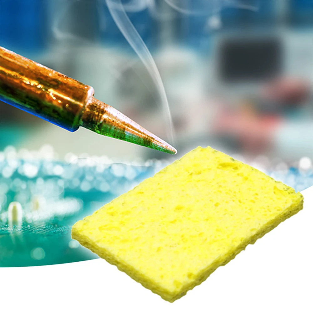 10pcs Soldering Iron Solder Tip Welding Cleaning Sponge Yellow Iron Cleaner Hand Tool
10pcs Soldering Iron Solder Tip Welding Cleaning Sponge Yellow Iron Cleaner Hand Tool
