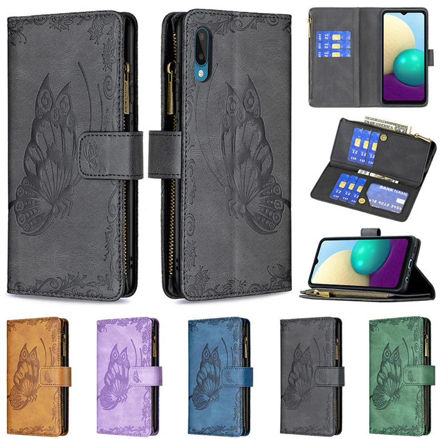 Flip Luxury Emboss Butterfly Case For Samsung Galaxy M02 Retro Zipper Wallet Case Samsung M02 Stand Cover for Galaxy M02 Fundas
Flip Luxury Emboss Butterfly Case For Samsung Galaxy M02 Retro Zipper Wallet Case Samsung M02 Stand Cover for Galaxy M02 Fundas