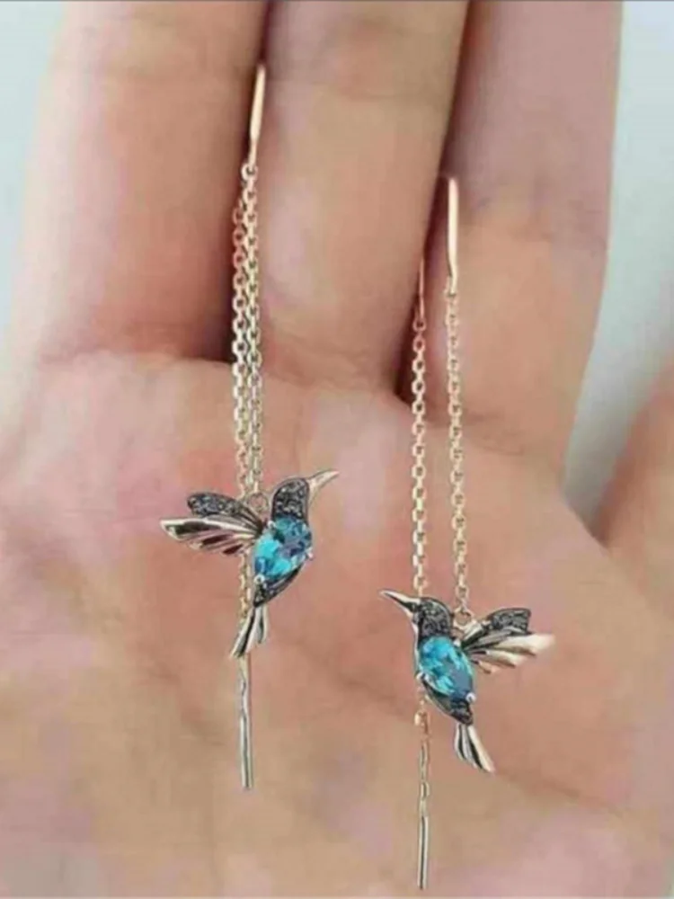 New Fashion Little Bird Drop Long Hanging Earrings for Women Elegant Girl Tassel Earring Stylish Jewelry Personality Gift
New Fashion Little Bird Drop Long Hanging Earrings for Women Elegant Girl Tassel Earring Stylish Jewelry Personality Gift