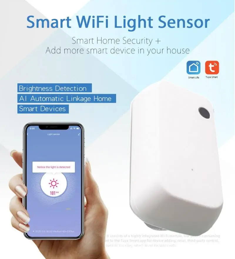 Tuya Smart Home приложение 180 WI-FI освещенность Сенсор Яркость Смарт WI-FI Яркость Сенсор умную жизнь с питанием от USB светильник Сенсор
Tuya Smart Home приложение 180 WI-FI освещенность Сенсор Яркость Смарт WI-FI Яркость Сенсор умную жизнь с питанием от USB светильник Сенсор