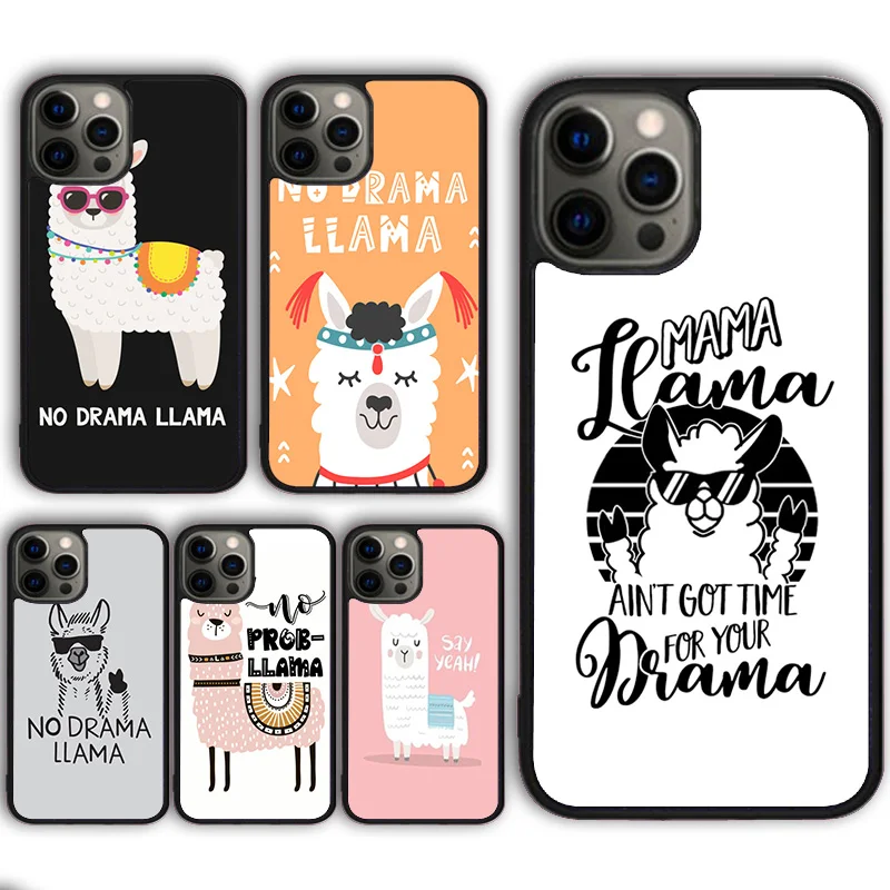 Чехол для телефона с ламой-ламой iPhone 13 11 12 Mini Pro Max X XR XS 6 7 8 Plus SE2020 Samsung Galaxy S20 21 Ultra |