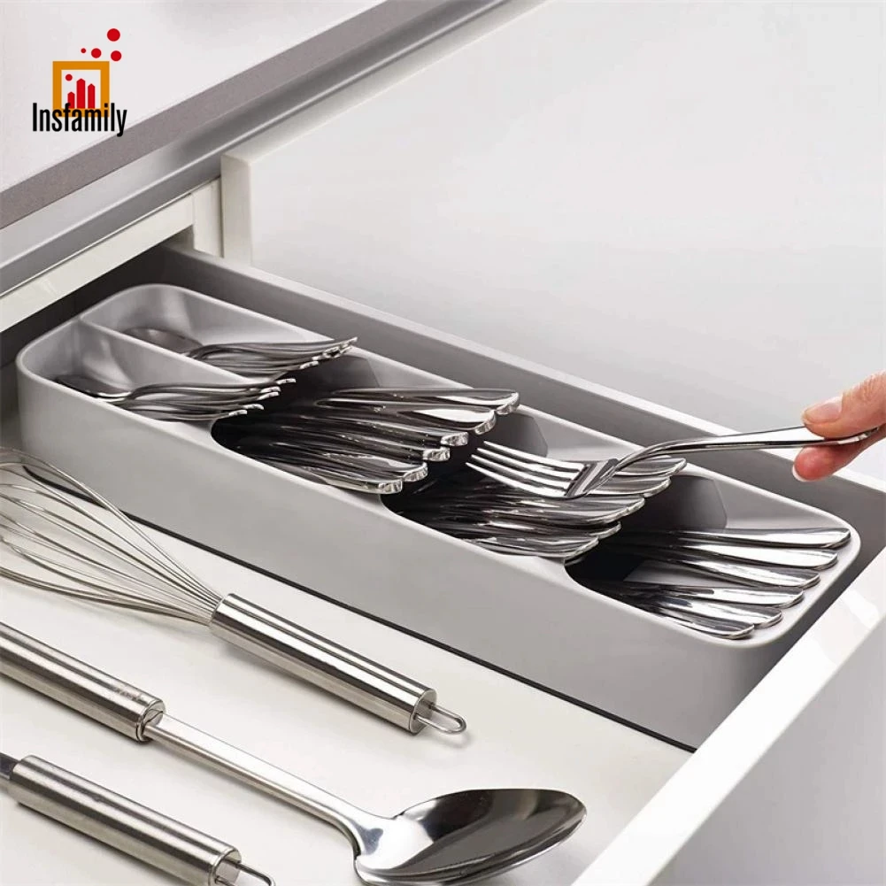 Kitchen Cutlery Storage Tray Spoon Fork Block Holder Separation Organizer Boxes Kitchen Container Storage
Kitchen Cutlery Storage Tray Spoon Fork Block Holder Separation Organizer Boxes Kitchen Container Storage
