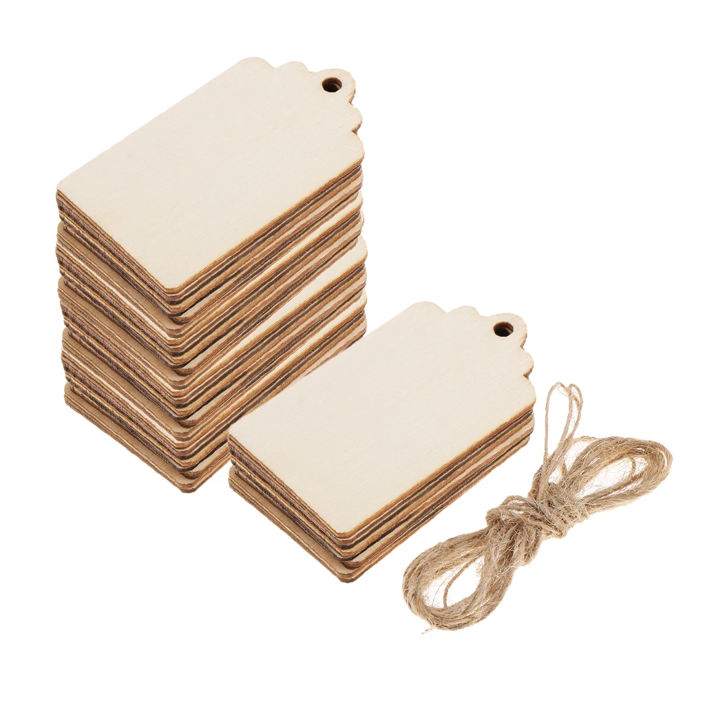 50x Natural Rectangle Blank Wooden Gift Tags Wood Hanging Label Plaque Embellishment for Wedding Party Christmas 68x39mm
50x Natural Rectangle Blank Wooden Gift Tags Wood Hanging Label Plaque Embellishment for Wedding Party Christmas 68x39mm