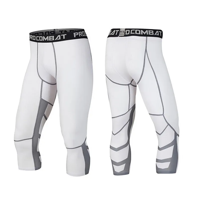 Men Compression Pants Sports Gym Sweatpants Bodybuilding Tights Male Elastic Fitness Skinny Leggings Men Running 3/4 Pants
Men Compression Pants Sports Gym Sweatpants Bodybuilding Tights Male Elastic Fitness Skinny Leggings Men Running 3/4 Pants