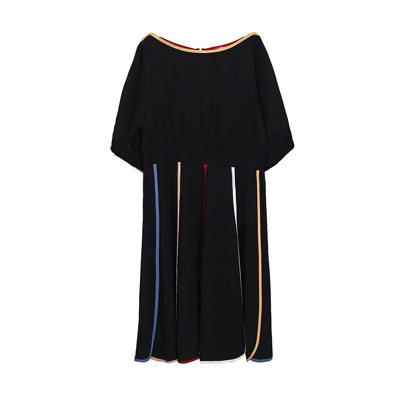 2020 spring summer chiffon dress 4xl 5xl big size women pleated dress plus size work office dress loose midi dress black vestido
2020 spring summer chiffon dress 4xl 5xl big size women pleated dress plus size work office dress loose midi dress black vestido