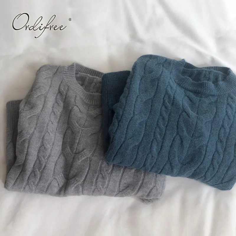 Ordifree 2021 Autumn Women Knitted Sweater Pullovers Casual Female Sweater Jumper
Ordifree 2021 Autumn Women Knitted Sweater Pullovers Casual Female Sweater Jumper