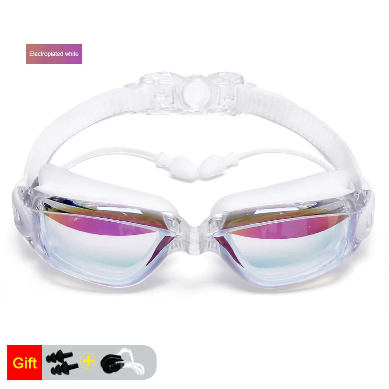 Swimming Goggles Earplug Adult Silicone Swim Cap Pool Glasses anti fog Optical waterproof Eyewear
Swimming Goggles Earplug Adult Silicone Swim Cap Pool Glasses anti fog Optical waterproof Eyewear