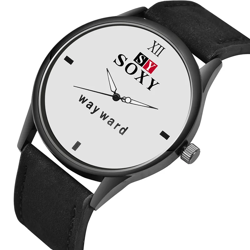 Men Watches Analog Military Sports SOXY Watch Quartz Male Wristwatches Hour Relogio Masculino Pu Leather Watch Luxury
Men Watches Analog Military Sports SOXY Watch Quartz Male Wristwatches Hour Relogio Masculino Pu Leather Watch Luxury