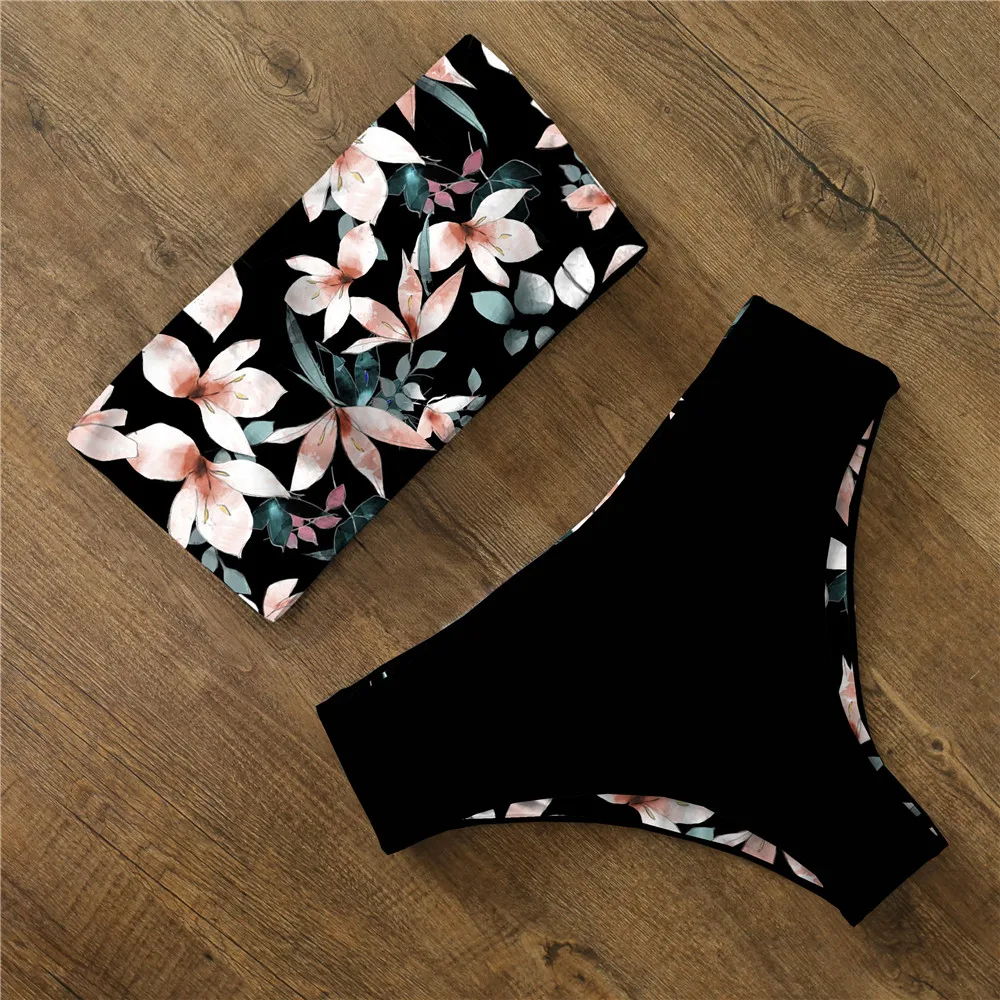 Bikini 2020 Swimwear Swimsuit Women Print High Waist Bikini Set Back Cross Bandeau Bathing Suit Female Beach Wear Biquini
Bikini 2020 Swimwear Swimsuit Women Print High Waist Bikini Set Back Cross Bandeau Bathing Suit Female Beach Wear Biquini