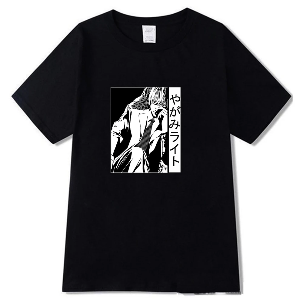 Death Note Print T-shirts Men Summer 2021 Graphic Tees Funny Shirts for Men Loose Harajuku Tops for Teens
Death Note Print T-shirts Men Summer 2021 Graphic Tees Funny Shirts for Men Loose Harajuku Tops for Teens