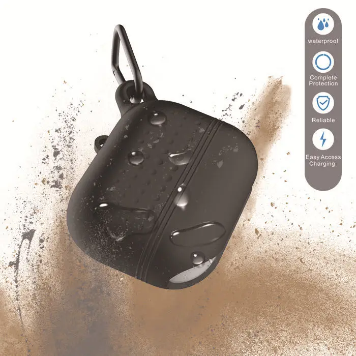 Waterproof Silicone Wireless Bluetooth Earphones Protective Cover Shell for airpods pro 3 Anti-fall Earphone Case
Waterproof Silicone Wireless Bluetooth Earphones Protective Cover Shell for airpods pro 3 Anti-fall Earphone Case