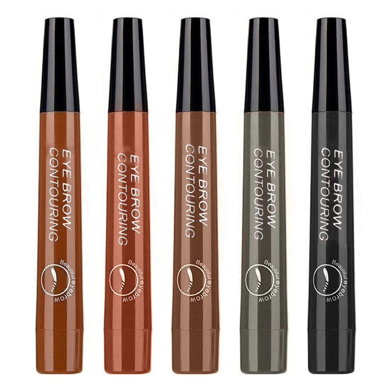 4 fork tip fine sketch eyebrow tattoo color pen liquid water eyebrow pen Liquid eyebrow pencil waterproof maquillaje
4 fork tip fine sketch eyebrow tattoo color pen liquid water eyebrow pen Liquid eyebrow pencil waterproof maquillaje