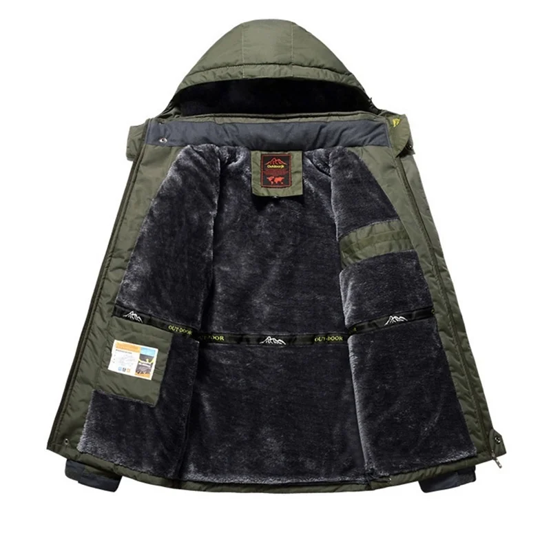 Winter Men Jackets Thick Warm Hooded Coat Men Outdoors Outwear Waterproof Casual Inner Fleece Jackets Plus Size Thermal Jaqueta
Winter Men Jackets Thick Warm Hooded Coat Men Outdoors Outwear Waterproof Casual Inner Fleece Jackets Plus Size Thermal Jaqueta