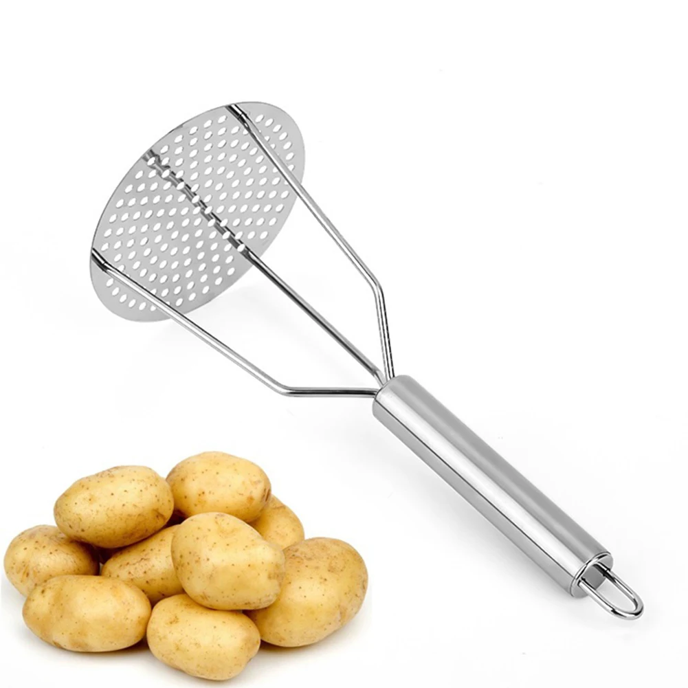 Heavy Duty Stainless Steel Potato Masher With Handle For Mashed Potato Creamy Mashed Potato Vegetable And Fruit
Heavy Duty Stainless Steel Potato Masher With Handle For Mashed Potato Creamy Mashed Potato Vegetable And Fruit