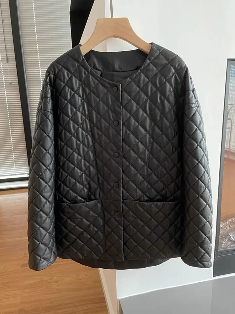 Genuine Leather Jacket Women Oversized 2022 New Fashion Real Sheepskin Coat For Women Plus Size Streetwear Clothes
Genuine Leather Jacket Women Oversized 2022 New Fashion Real Sheepskin Coat For Women Plus Size Streetwear Clothes