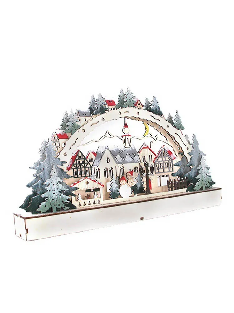 Christmas Table Ornaments Decorations For Home Lighted House Wooden Table Centerpieces LED Holidays Dinner Party Table Figurine
Christmas Table Ornaments Decorations For Home Lighted House Wooden Table Centerpieces LED Holidays Dinner Party Table Figurine