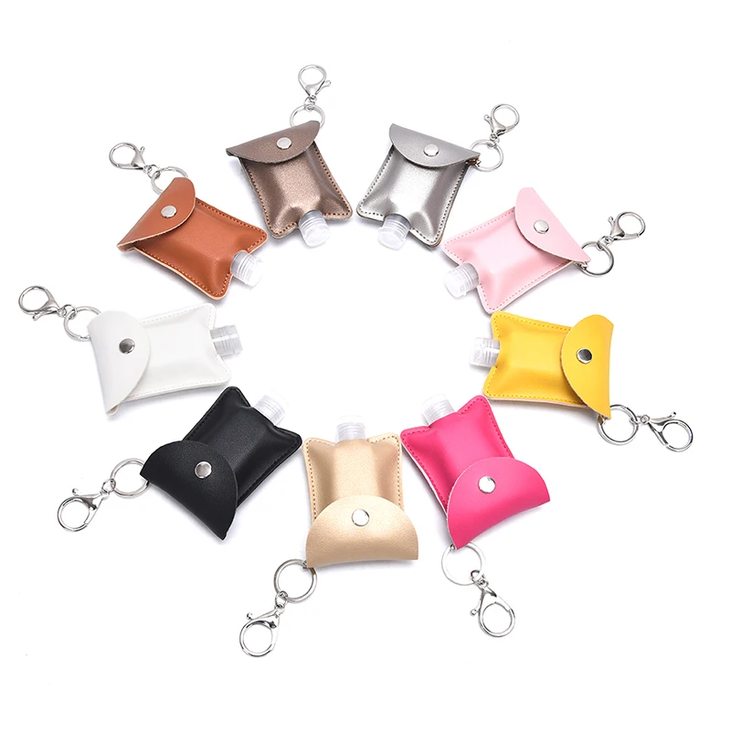 1pcs 30ml Portable Empty Hand Sanitize Bottle with Tassels Leather Keychain Holder High Quality
1pcs 30ml Portable Empty Hand Sanitize Bottle with Tassels Leather Keychain Holder High Quality