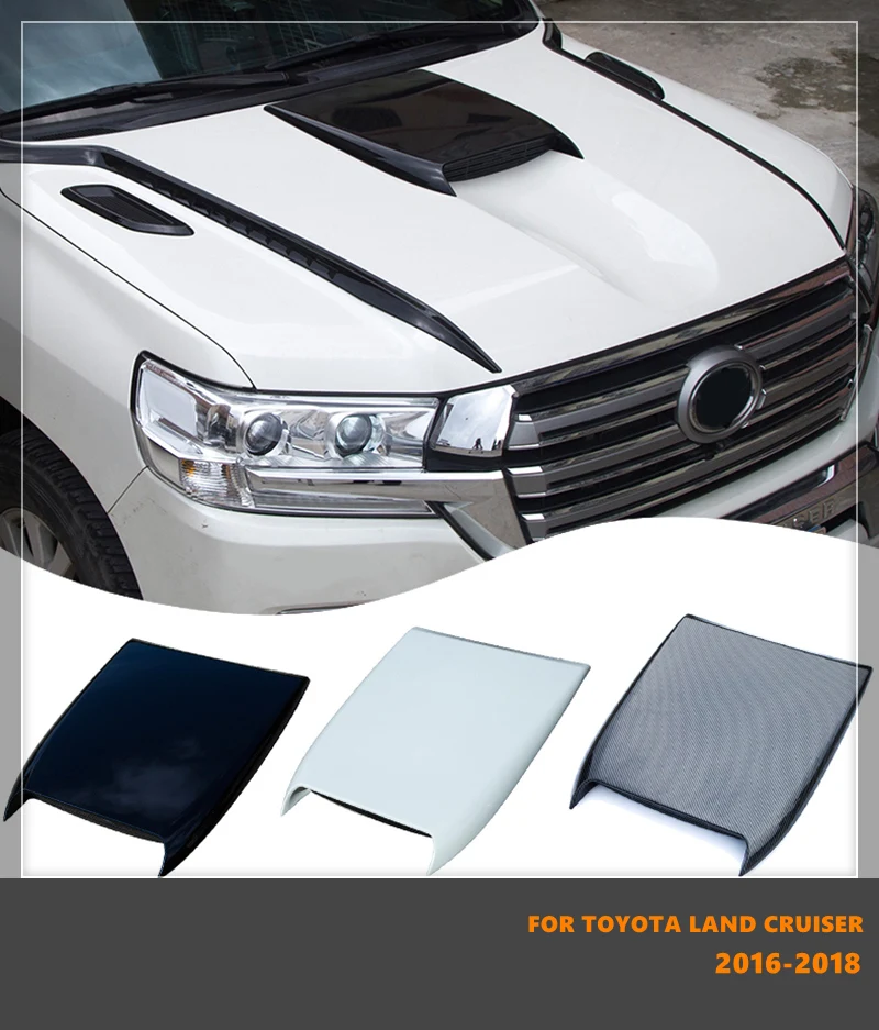 Good Quality Hood Vent Pair Vents Air intake Scoop Bonnet Louvers Spoiler Trim For Toyota Land Cruiser 2016 2017 2018
Good Quality Hood Vent Pair Vents Air intake Scoop Bonnet Louvers Spoiler Trim For Toyota Land Cruiser 2016 2017 2018
