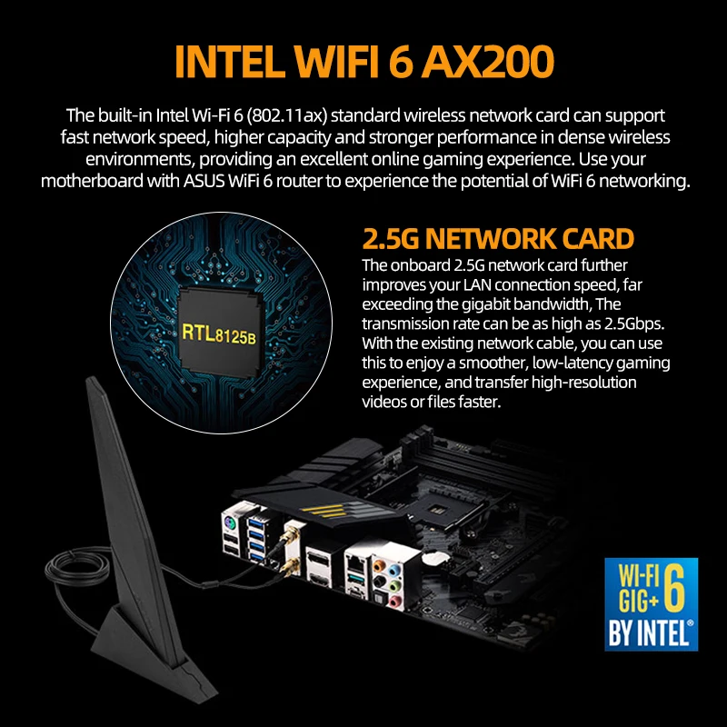 ASUS New TUF GAMING B550M-E (Wi-Fi) Системная плата Набор для майнинга Ryzen AM4 CPU Micro-ATX B550M AMD B550 DDR4 Xeon