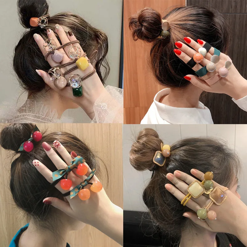 Ladies Elegant and Colorful Pearl Elastic Hair Band Ponytail Fixed Rubber Band Hair Rope Fashion Ladies Hair Accessories
Ladies Elegant and Colorful Pearl Elastic Hair Band Ponytail Fixed Rubber Band Hair Rope Fashion Ladies Hair Accessories
