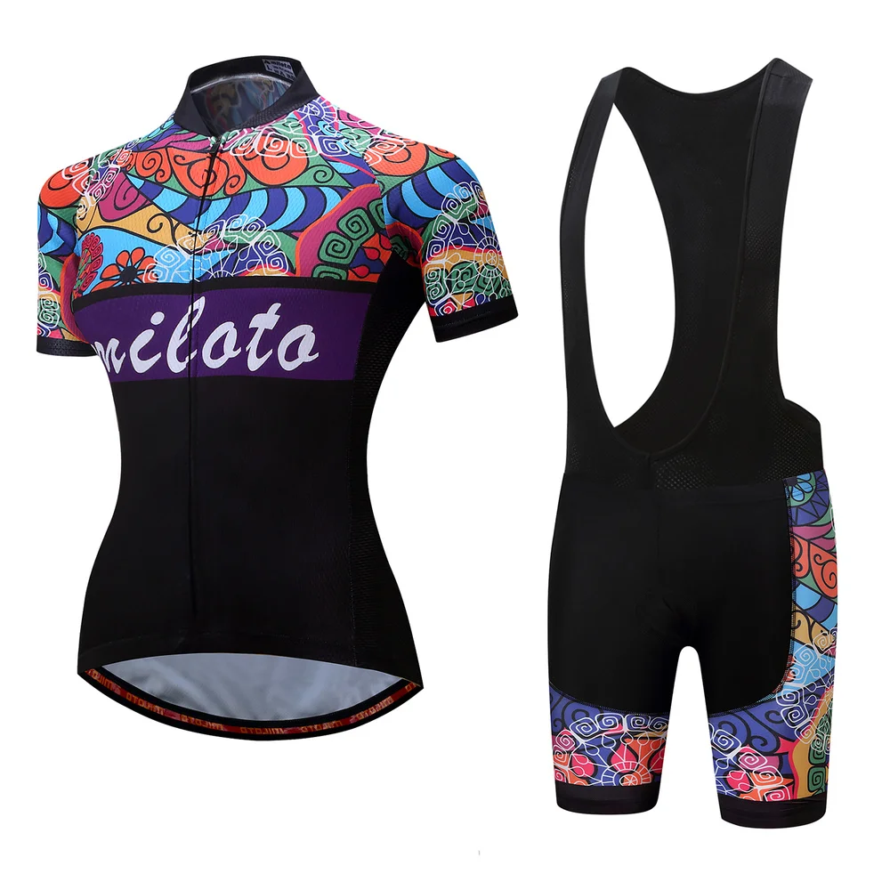 MILOTO Women Short Sleeve Jersey Set MTB Cycling Clothing Ropa Mujer Summer Road Bike Clothes Team Triathlon Uniform Breathable
MILOTO Women Short Sleeve Jersey Set MTB Cycling Clothing Ropa Mujer Summer Road Bike Clothes Team Triathlon Uniform Breathable