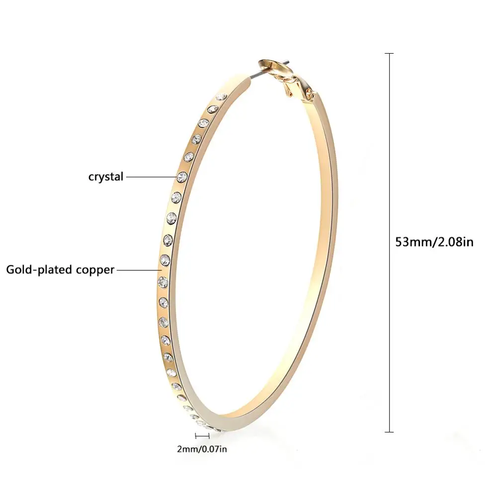 Hanreshe Cute Hoop Earrings Hiphop Jewelry Small Crystal Exquisite Earrings Statement Black Earring Women Gift
Hanreshe Cute Hoop Earrings Hiphop Jewelry Small Crystal Exquisite Earrings Statement Black Earring Women Gift