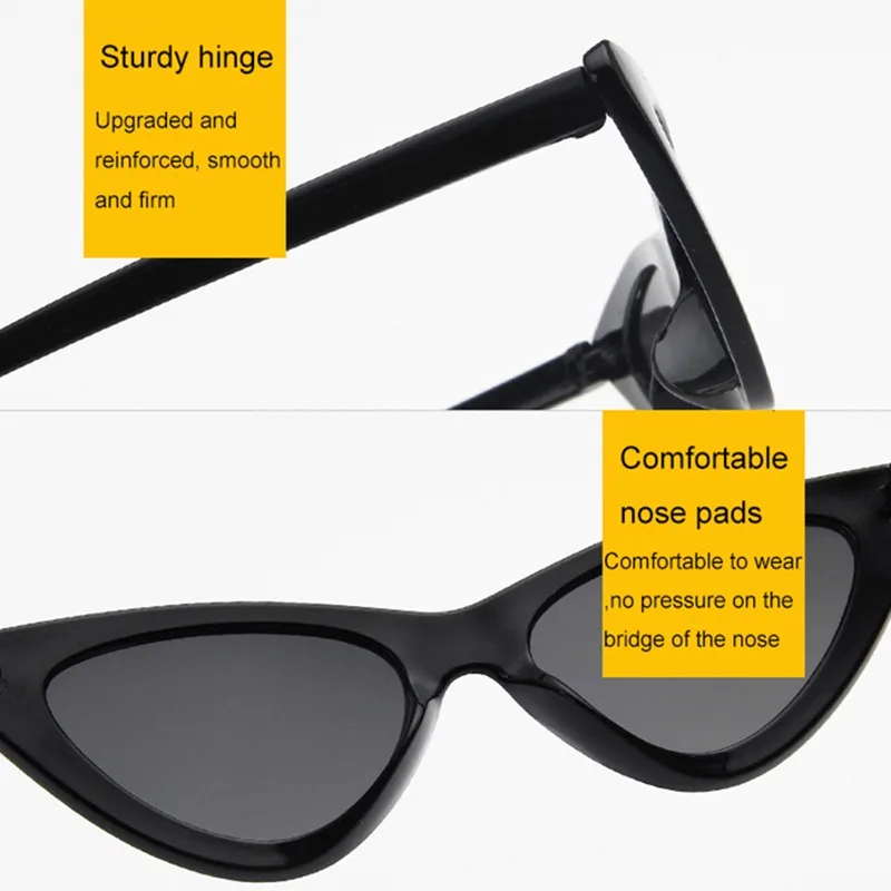 Women's Sunglasses Vintage Cat Eye Glasses Ladies Retro Small Female Cute Trending Sunglasses UV Protect Shade Zonnebril Dames
Women's Sunglasses Vintage Cat Eye Glasses Ladies Retro Small Female Cute Trending Sunglasses UV Protect Shade Zonnebril Dames