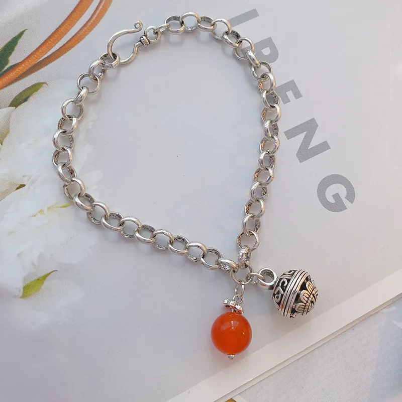 2021 new fashion beach jewelry bracelet round bell-shaped gemstone pendant gilded fashion lady girl gift
2021 new fashion beach jewelry bracelet round bell-shaped gemstone pendant gilded fashion lady girl gift