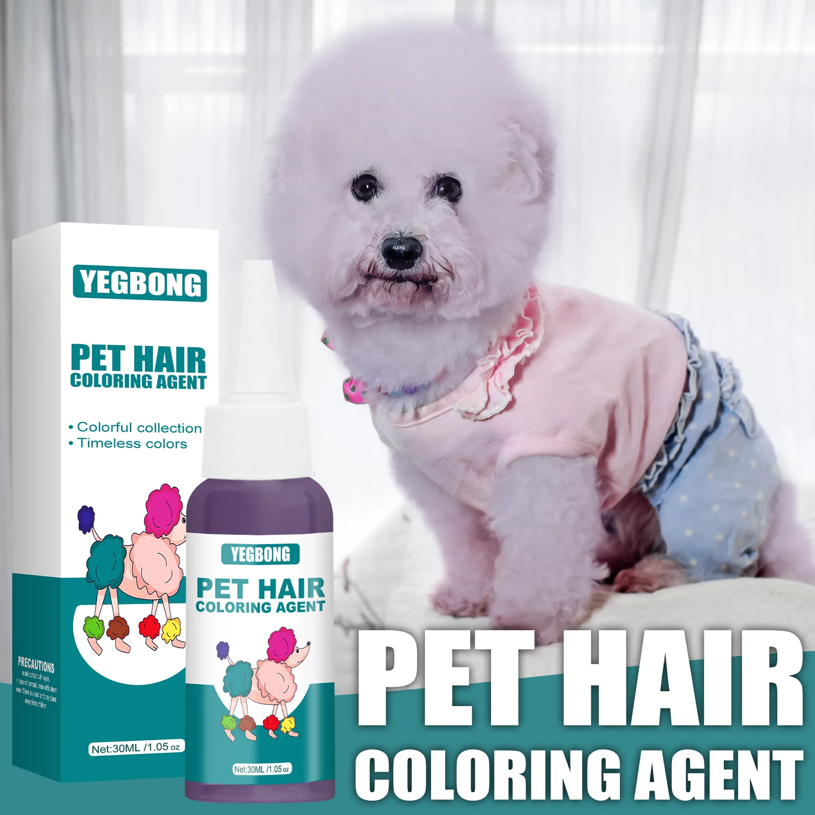 Pet Hair Dye Cream Animals Grooming Hair Coloring Dyes Pigment Agent Supplies for Pet Dog Cat
Pet Hair Dye Cream Animals Grooming Hair Coloring Dyes Pigment Agent Supplies for Pet Dog Cat