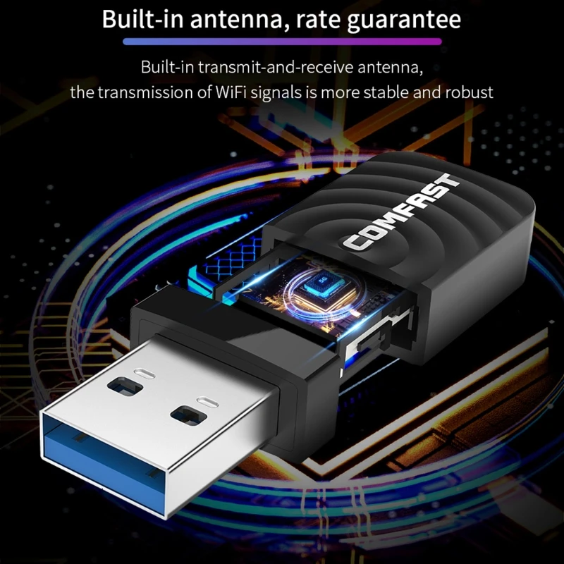 1300Mbps Dual-Band 2.4G/5.8G Wireless Network Card 1300m Usb Wifi Network Card Receiver/Transmitter Network Adapter 1 Pc
1300Mbps Dual-Band 2.4G/5.8G Wireless Network Card 1300m Usb Wifi Network Card Receiver/Transmitter Network Adapter 1 Pc