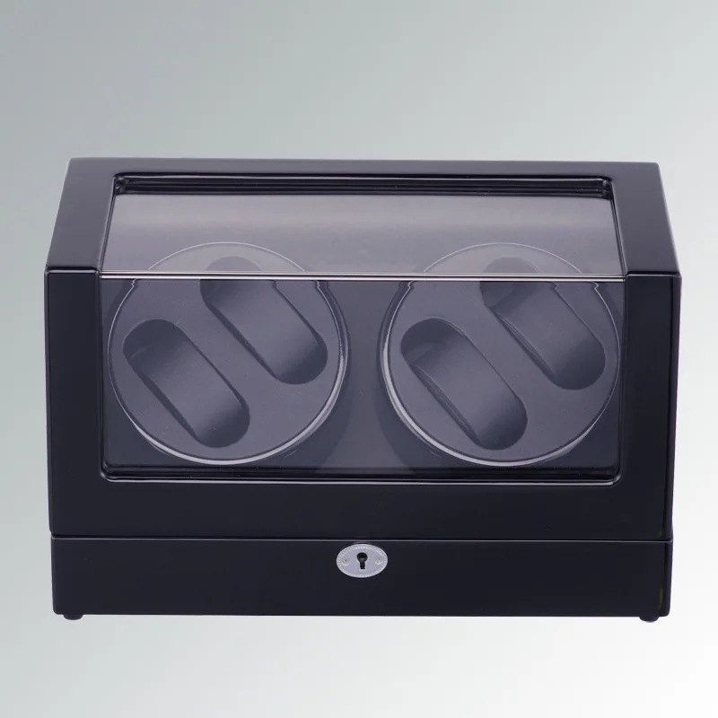 Black Baking Wood Finish Automatic watch winder Box PU Leather Watch Winding Winder Storage watch Box Collection Display box
Black Baking Wood Finish Automatic watch winder Box PU Leather Watch Winding Winder Storage watch Box Collection Display box