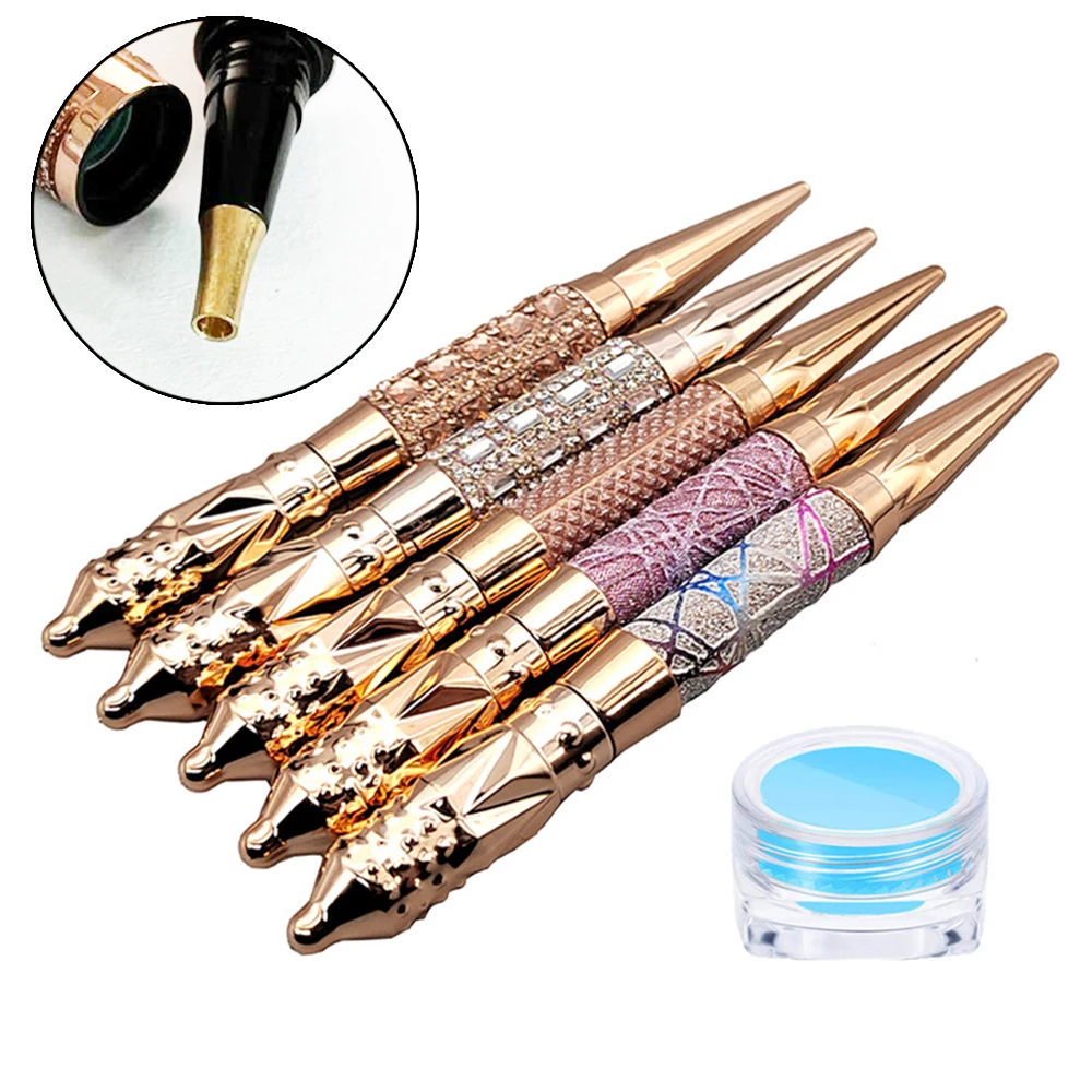 DIY Glitter Diamond Point Drill Pens With Clay Wax And Metal Tips Kit For Diamond Embroidery Diamond Painting Tool Accessories 
DIY Glitter Diamond Point Drill Pens With Clay Wax And Metal Tips Kit For Diamond Embroidery Diamond Painting Tool Accessories