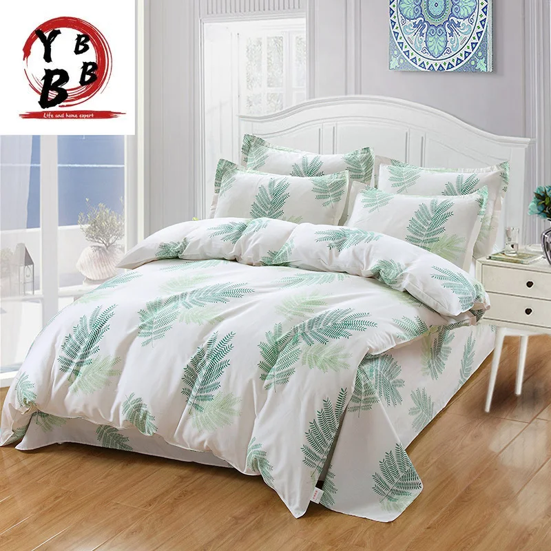 Green leaves Bedding sets 4/3pcs Comfortable Bed Sheets Duvet Cover quilt cover twin full queen king bedclothes Best-selling
Green leaves Bedding sets 4/3pcs Comfortable Bed Sheets Duvet Cover quilt cover twin full queen king bedclothes Best-selling