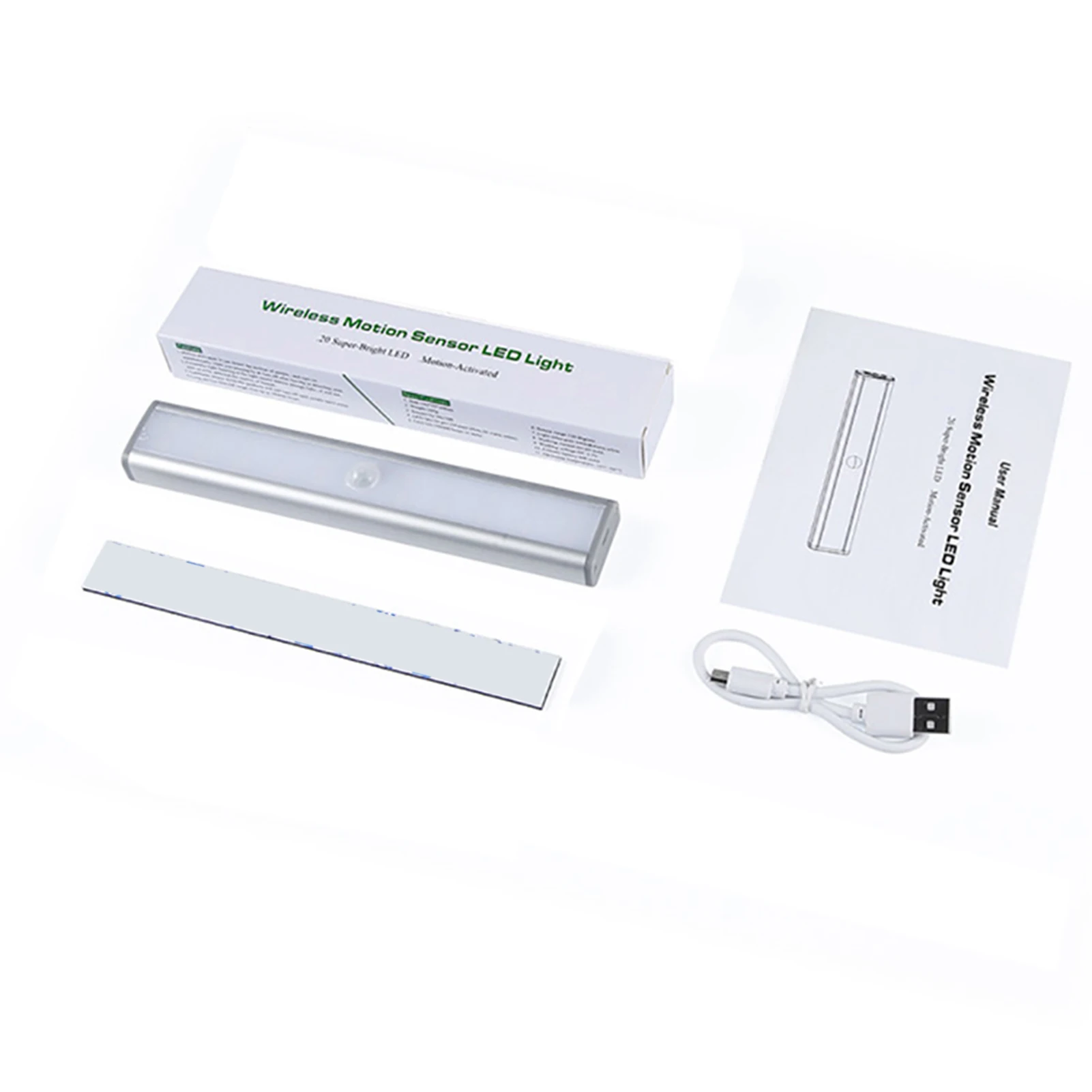 Wardrobe Light LED Motion Sensor Closet Lights 20 LED Under Cabinet Lights USB Rechargeable White and Warm White Light Bar
Wardrobe Light LED Motion Sensor Closet Lights 20 LED Under Cabinet Lights USB Rechargeable White and Warm White Light Bar