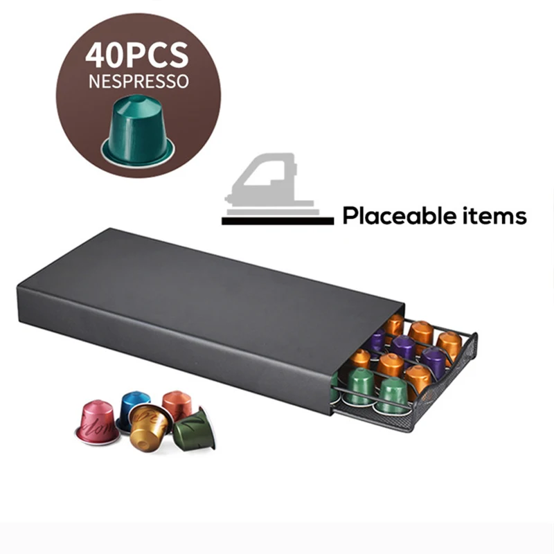 40 Pods Coffee Capsule Organizer Storage Stand Practical Coffee Drawers Capsules Holder For Nespresso Coffee Capsule Shelves
40 Pods Coffee Capsule Organizer Storage Stand Practical Coffee Drawers Capsules Holder For Nespresso Coffee Capsule Shelves
