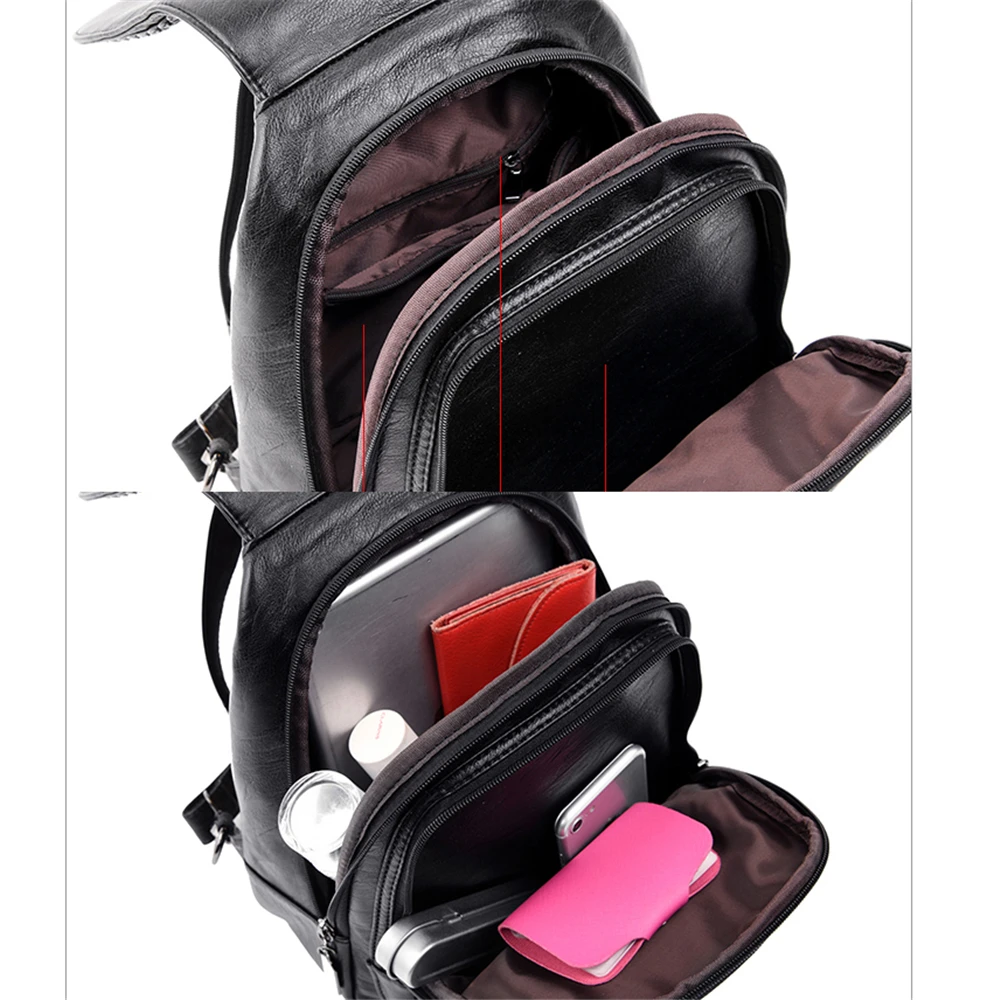 Tamara Ladies Bagpack Travel School Back Pack Women Leather Backpacks High Quality Female Backpack Chest Bag Casual Daily PU Bag
Tamara Ladies Bagpack Travel School Back Pack Women Leather Backpacks High Quality Female Backpack Chest Bag Casual Daily PU Bag