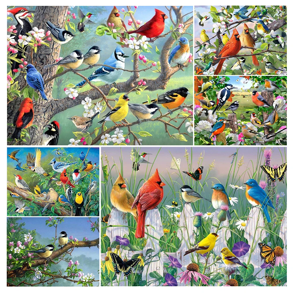 5D DIY Diamond Painting Animals Birds Cross Stitch Kit Full Drill Square Embroidery Mosaic Art Picture of Rhinestones Decor
5D DIY Diamond Painting Animals Birds Cross Stitch Kit Full Drill Square Embroidery Mosaic Art Picture of Rhinestones Decor