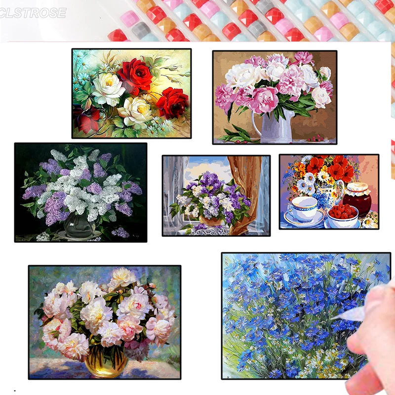Flower Diamond Painting Colorful Beautiful Painter Kopania Zbigniew Oil Painting Kit Mosaic Cross Stitch Art Painting Embroidery
Flower Diamond Painting Colorful Beautiful Painter Kopania Zbigniew Oil Painting Kit Mosaic Cross Stitch Art Painting Embroidery