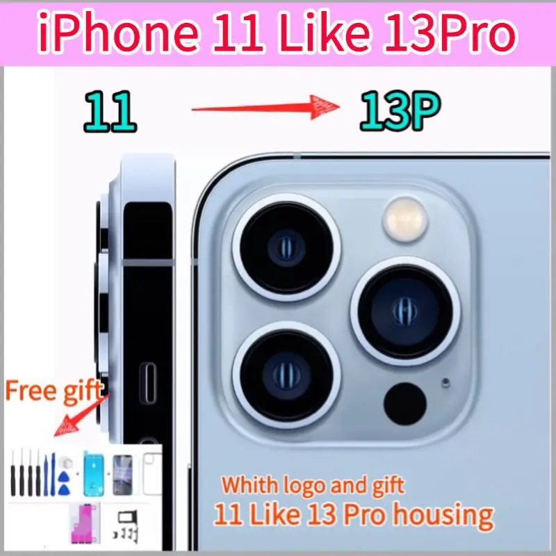DIY 11 как корпус 13 pro, iphone 11 как iphone 13 pro 11 в 13Pro, превратите 11 в 13 pro с логотипом в подарок
DIY 11 как корпус 13 pro, iphone 11 как iphone 13 pro 11 в 13Pro, превратите 11 в 13 pro с логотипом в подарок