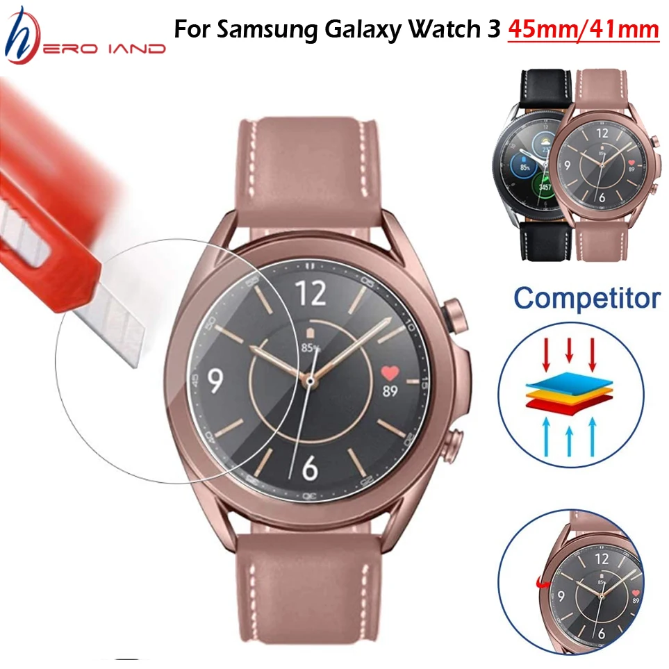 2PCS Clear Film Tempered Glass Screen Protector for Samsung Galaxy Watch 3 45mm 41mm Smart Watch Band Strap Accessories Cover
2PCS Clear Film Tempered Glass Screen Protector for Samsung Galaxy Watch 3 45mm 41mm Smart Watch Band Strap Accessories Cover