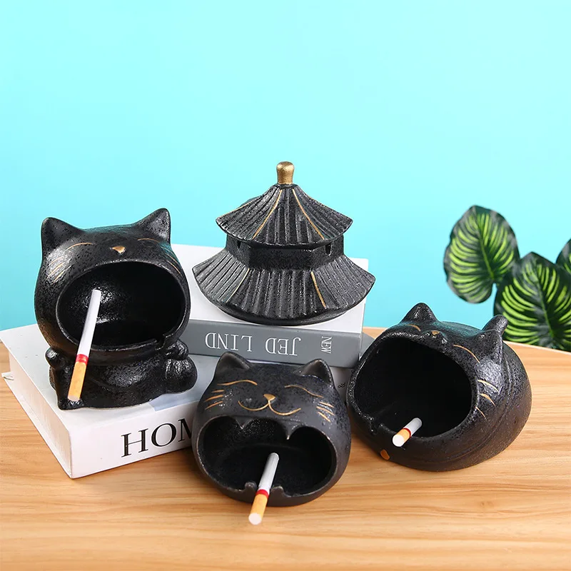 Пепельница для дома и офиса, креативная пепельница с золотым рисунком котенка, украшение для настольного винного шкафа, подарите его друзья...
Пепельница для дома и офиса, креативная пепельница с золотым рисунком котенка, украшение для настольного винного шкафа, подарите его друзья...