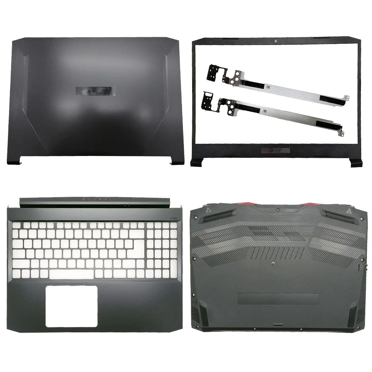 Brand New Laptop LCD Back Cover/Front Bezel/Hinges/Palmrest/Bottom Case For Acer Nitro 5 AN515-55 AN515-43 AN515-50 AN515-54 
Brand New Laptop LCD Back Cover/Front Bezel/Hinges/Palmrest/Bottom Case For Acer Nitro 5 AN515-55 AN515-43 AN515-50 AN515-54