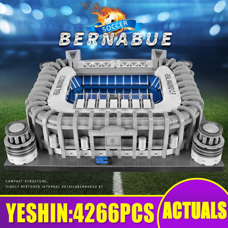 Форма король 22026 уличные строительные блоки Bernabue модель футбольного поля сборные блоки игрушки для детей рождественские подарки на день ро...
Форма король 22026 уличные строительные блоки Bernabue модель футбольного поля сборные блоки игрушки для детей рождественские подарки на день ро...