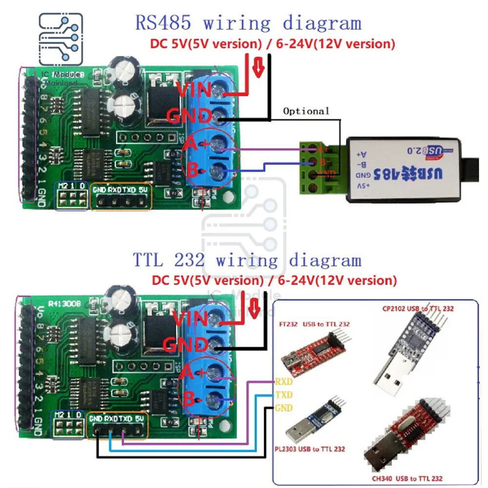 5V 6-24V RS485 RS232 R413D08 8 Channel (TTL) Modbus RTU Control Module Multi-Function Relay PLC Control Board
5V 6-24V RS485 RS232 R413D08 8 Channel (TTL) Modbus RTU Control Module Multi-Function Relay PLC Control Board