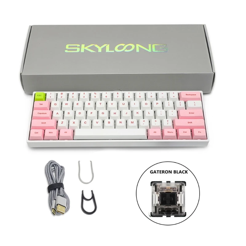 Оптический переключатель SK61, 61 клавиша RGB, USB Проводная Механическая клавиатура 87HC с сублимационной печатью
Оптический переключатель SK61, 61 клавиша RGB, USB Проводная Механическая клавиатура 87HC с сублимационной печатью