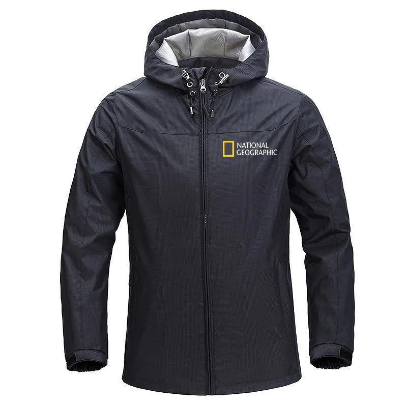 2021 National Geographic Men's Windproof Jacket Brand Casual Outdoor Waterproof Hooded Coat Sports Outwear Overcoat Man Clothing
2021 National Geographic Men's Windproof Jacket Brand Casual Outdoor Waterproof Hooded Coat Sports Outwear Overcoat Man Clothing