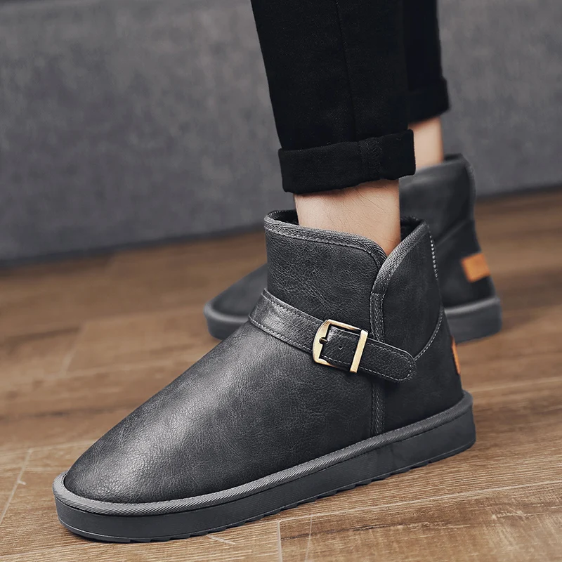 CYYTL Men Fashion British Boots Winter Warm Leather Shoes Mens Waterproof Flats Short Ankle Snow Botas
CYYTL Men Fashion British Boots Winter Warm Leather Shoes Mens Waterproof Flats Short Ankle Snow Botas