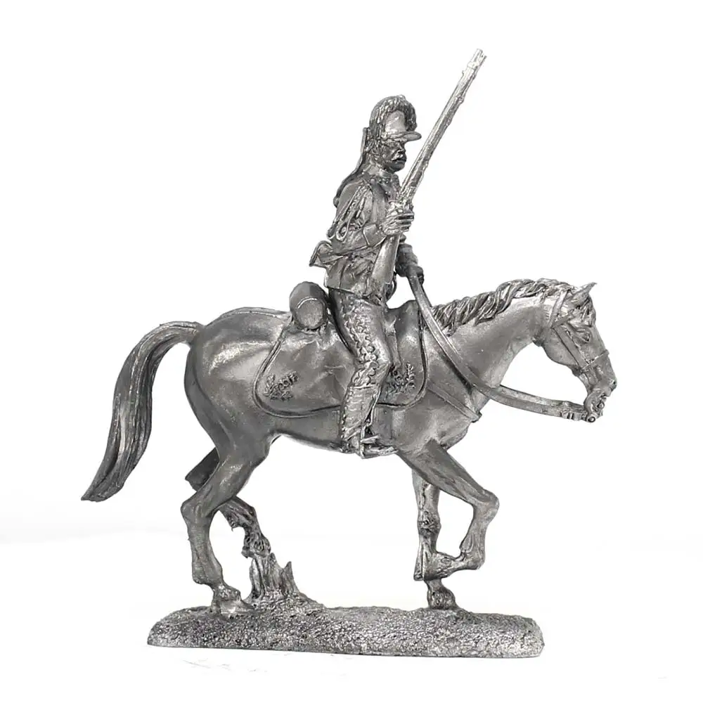 Рядовой легкоконных полков 1780-90 гг - оловянный солдатик фигурка 54 мм P502 | Дом и сад